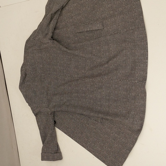 English Light Car Coat Charles Gray London Black & White Weave Cotton Classic S - Picture 8 of 8